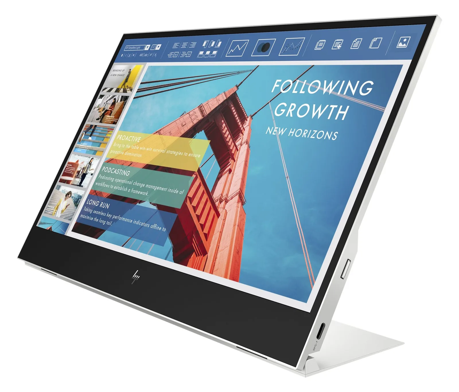 HP E14 G4 - LED-Monitor - 35.6 cm (14) - tragbar - 1920 x 1080 Full HD (1080p), Ansicht 5