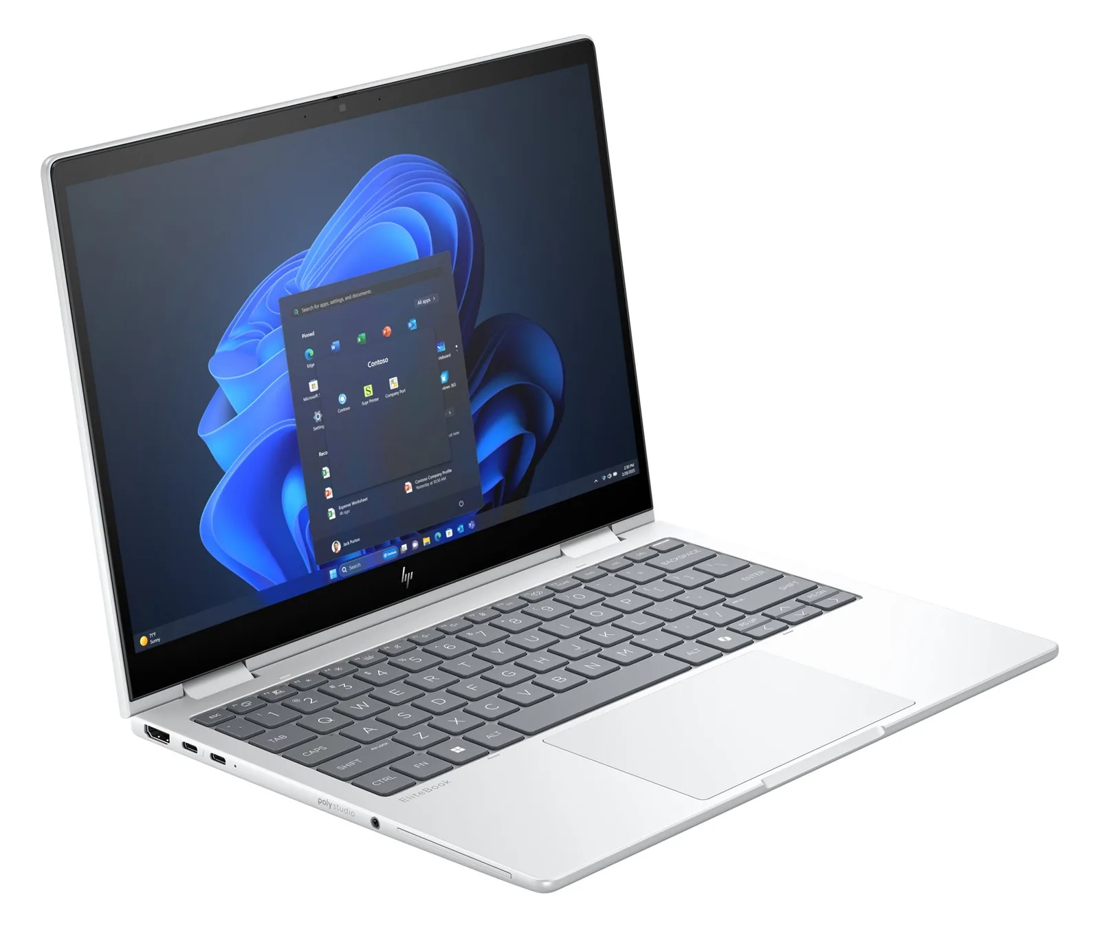 HP EliteBook 8 Flip G1i - FlipDesign - Intel Core Ultra 5 225U - 16 GB RAM - 512 GB NVMe - 13,3 - TL: Deutsch, QWERTZ, Ansicht 2