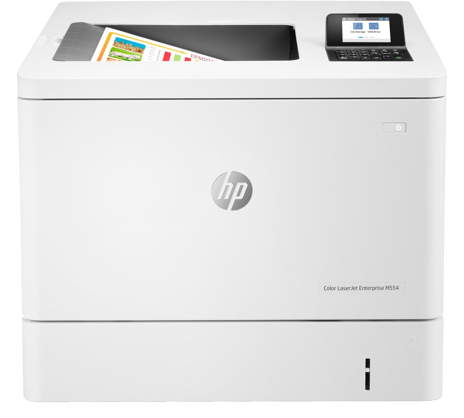 HP LaserJet Enterprise M554dn - Drucker - Farbe - Duplex - Laser - A4/Legal - 1200 x 1200 dpi - bis zu 33 Seiten/Min.