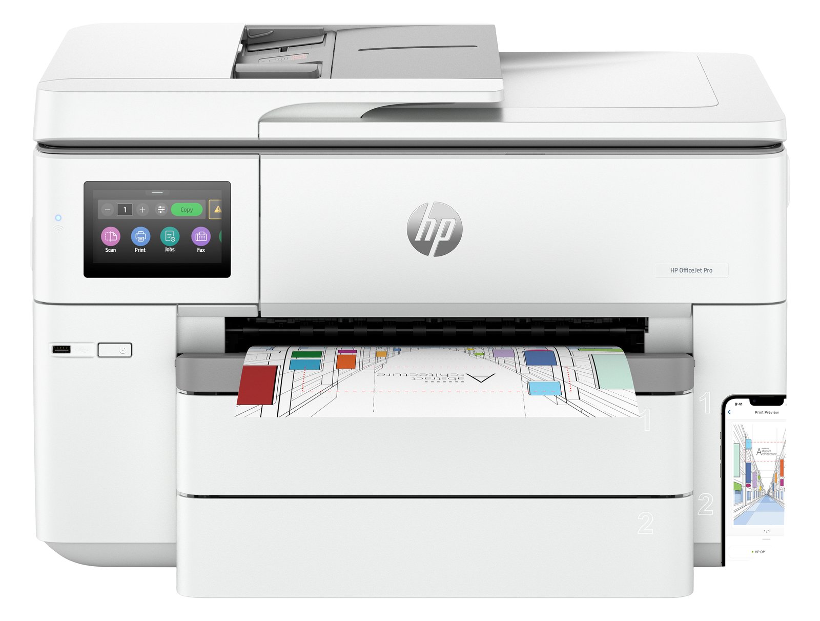 HP OfficeJet Pro 9730e Multifunktionsgerät 537P6B#686 - Multifunktionsgerät - Tintenstrahldruck