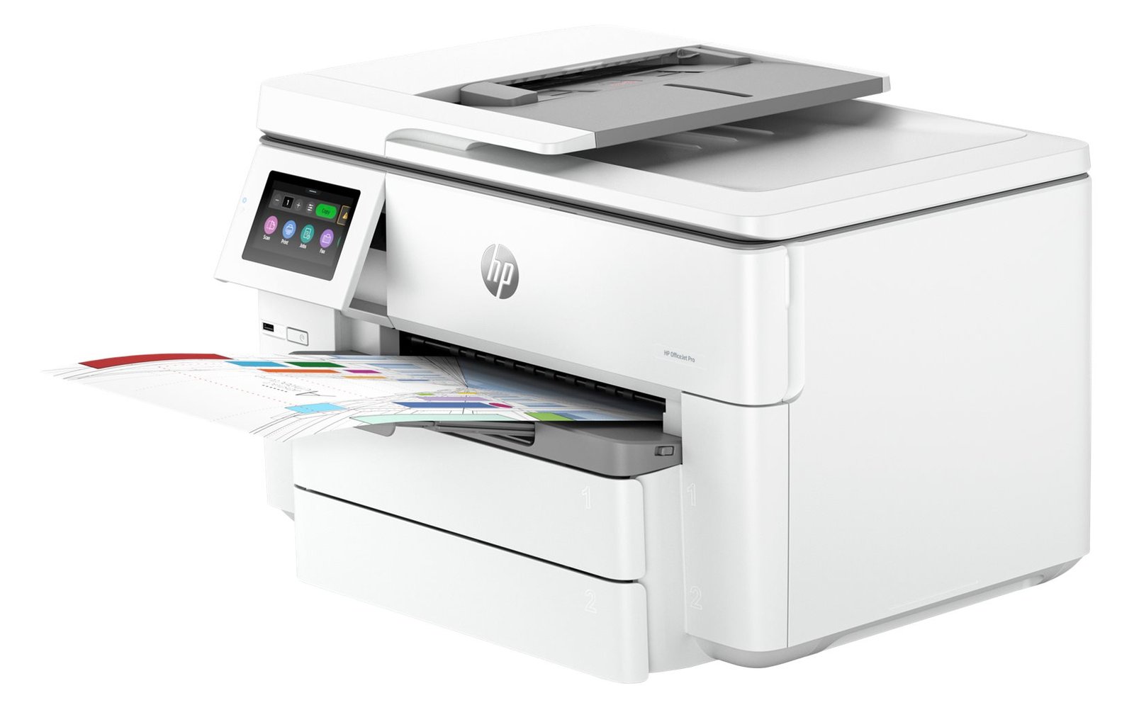 HP Officejet Pro 9730e Wide Format All-in-One - Multifunktionsdrucker - Farbe - Tintenstrahl - A3/Ledger (297 x 432 mm)