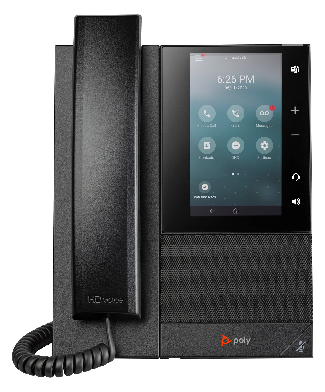 HP Poly CCX 505 - VoIP-Telefon - SIP, RTCP, RTP