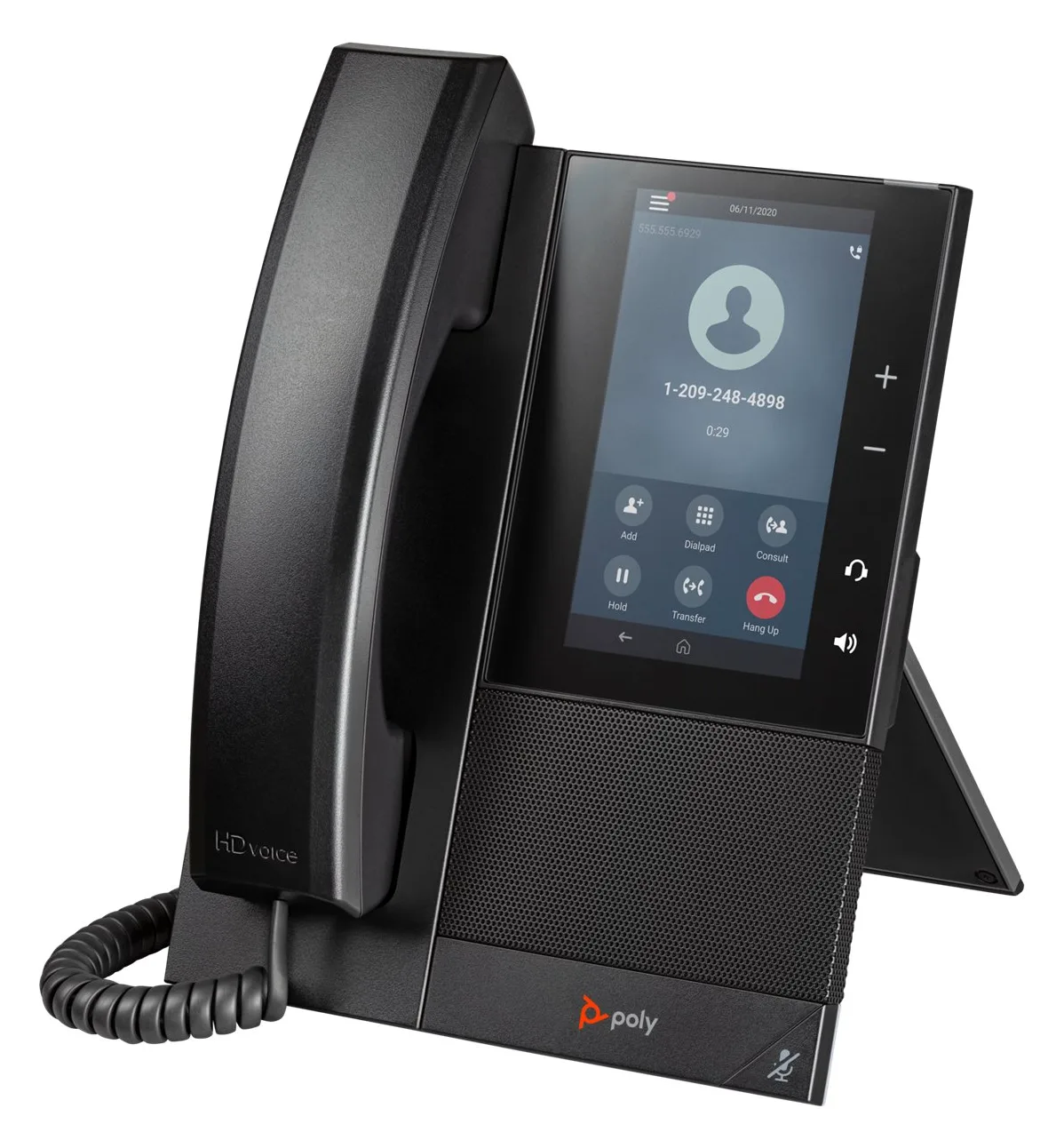 HP Poly CCX 505 - VoIP-Telefon - SIP, RTCP, RTP, Ansicht 4