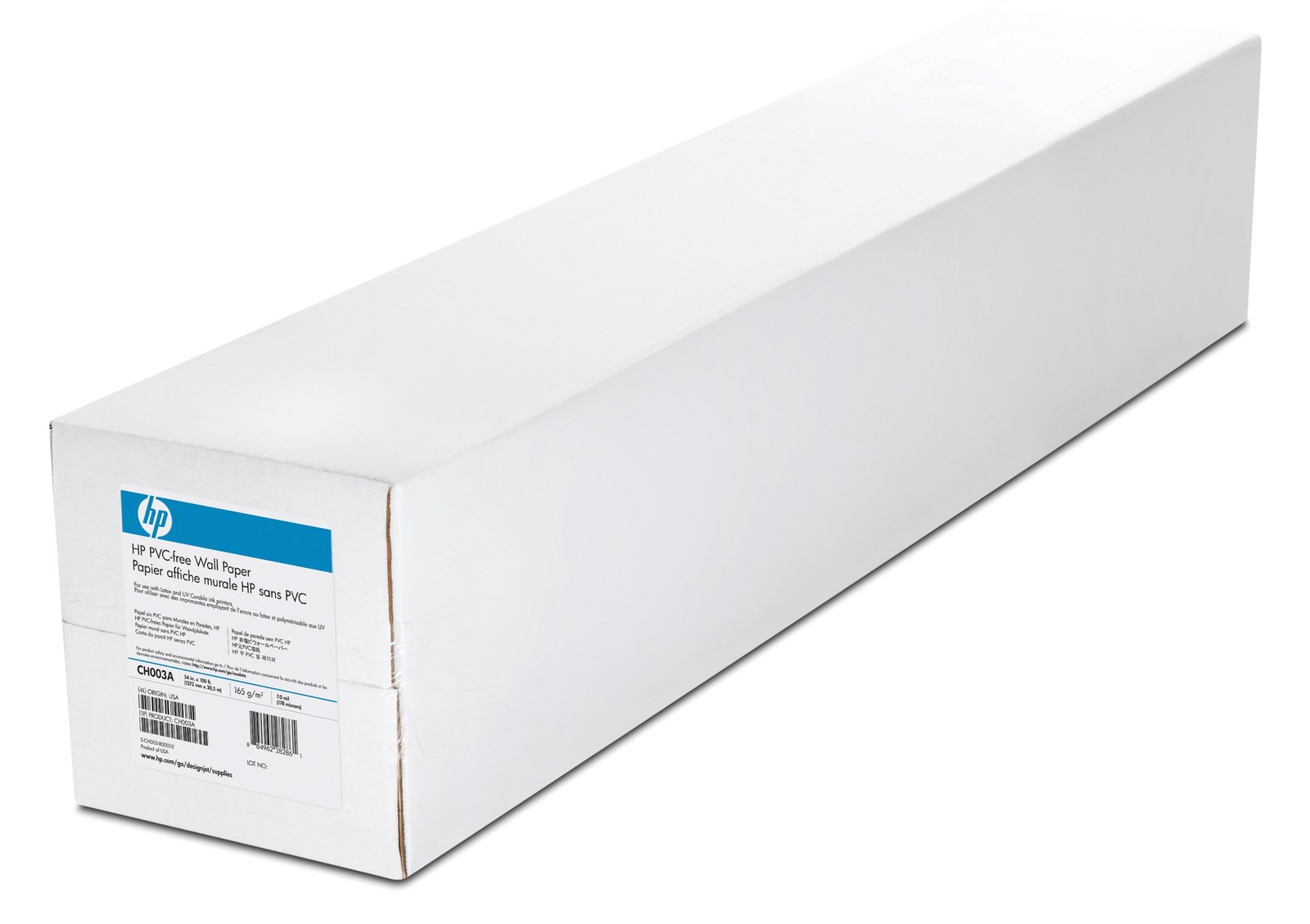 HP PVC free - 178 Mikron - Rolle (137,2 cm x 30,5 m) - 175 g/m² - 1 Rolle(n) Hintergrundbild - für DesignJet L25500