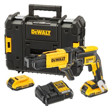 DeWalt DCF620D2K Akku-Trockenbauschrauber inkl. Koffer + 2 Akkus 2.0Ah von LumaTech