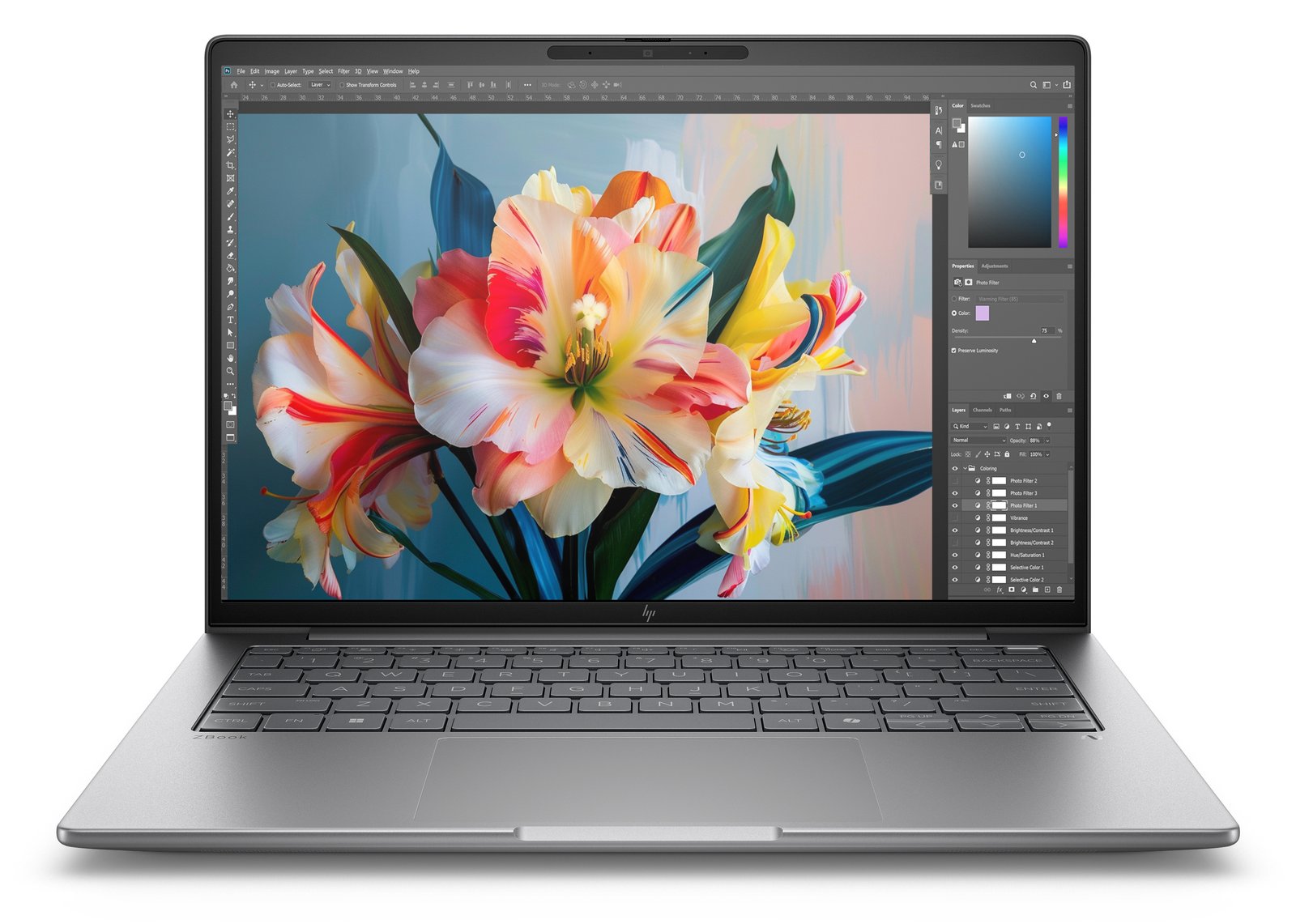 HP ZBook 8 G1i Mobile Workstation - Intel Core Ultra 7 255H - 16 GB RAM - 512 GB NVMe - 14 - TL: Deutsch, QWERTZ