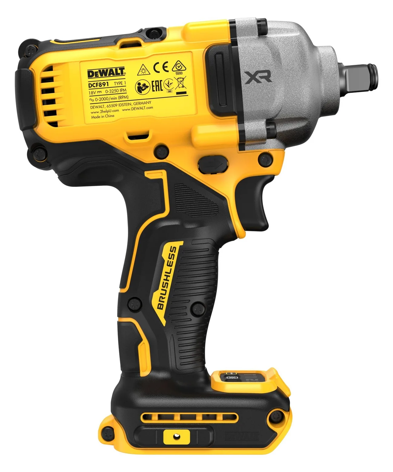 DeWalt DCF891NT Akku-Schlagschrauber solo inkl. Koffer, Ansicht 3