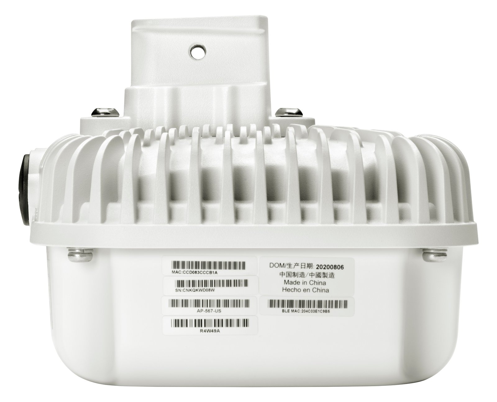 HPE Aruba AP-565 (RW) - Accesspoint - ZigBee, Bluetooth, Wi-Fi 6