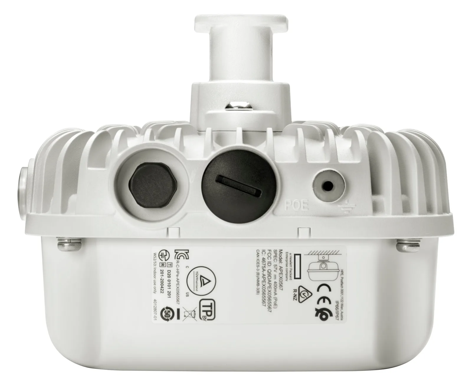 HPE Aruba AP-565 (RW) - Accesspoint - ZigBee, Bluetooth, Wi-Fi 6, Ansicht 4