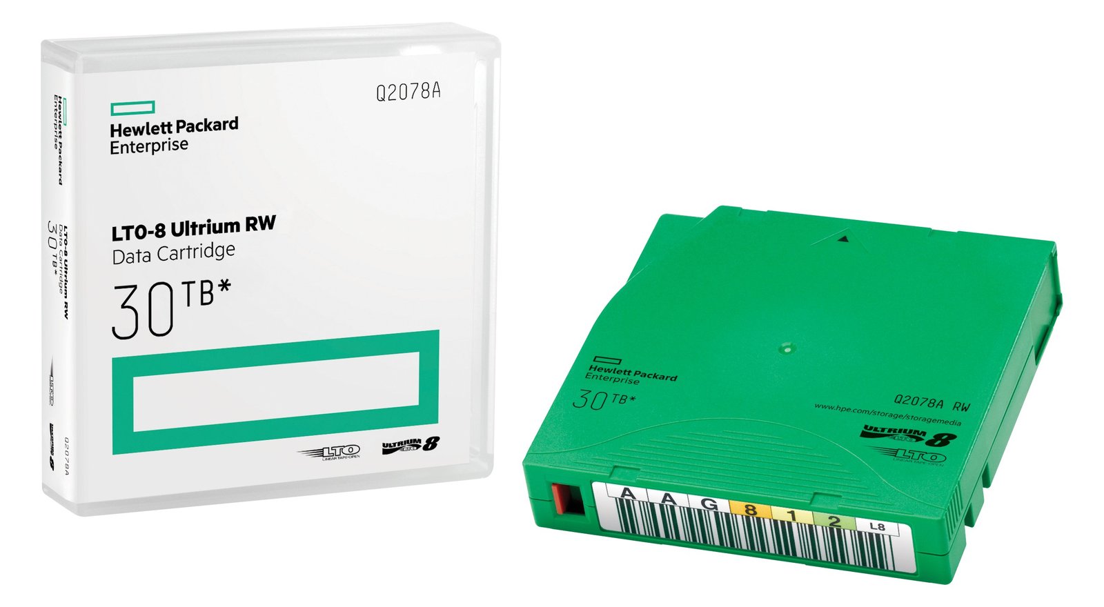 HPE RW Data Cartridge - LTO Ultrium 8 - 12 TB / 30 TB von LumaTech