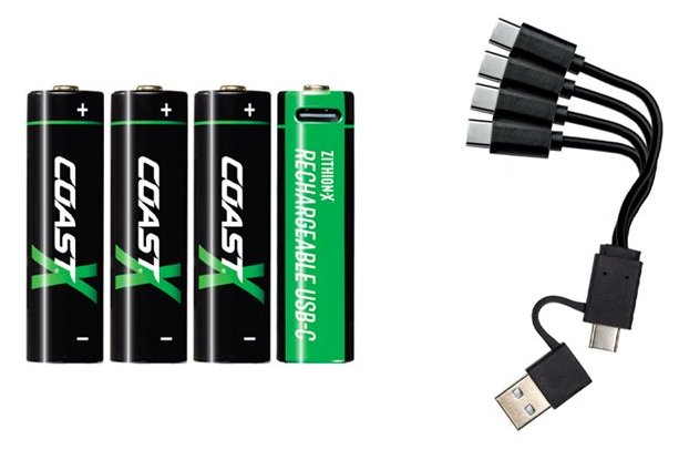 Hückmann COAST ZITHION-X - Batterie 4 x AA-Typ - Li-Ion