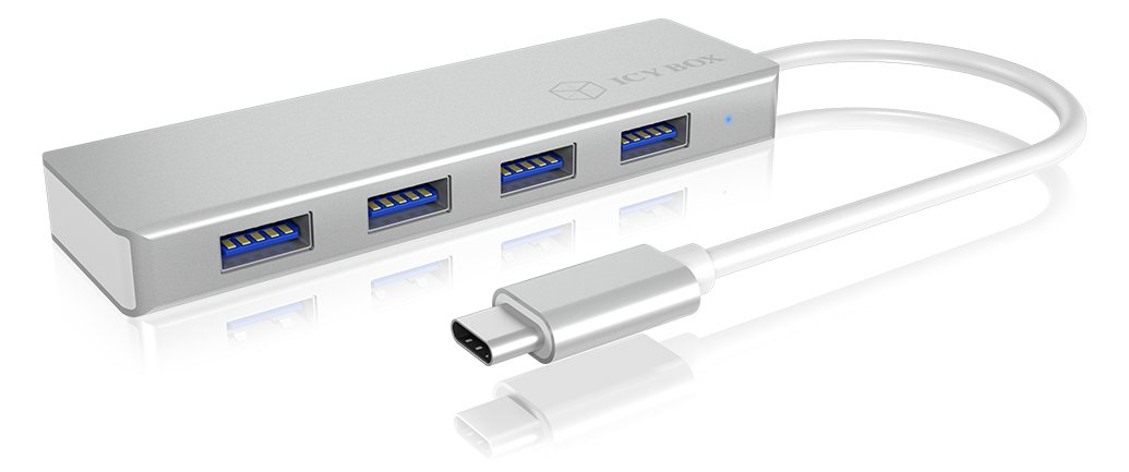 ICY BOX IB-HUB1425-C3 - Hub - 4 x SuperSpeed USB 3.0