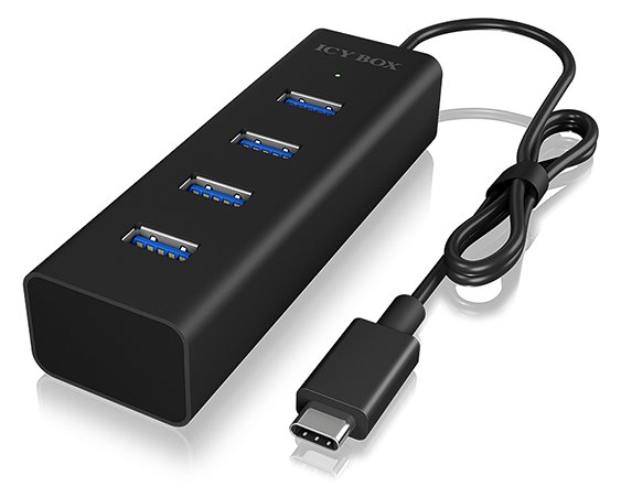 ICY BOX ICY BOX IB-Hub1409-C3 - Hub - 4 x SuperSpeed USB 3.0