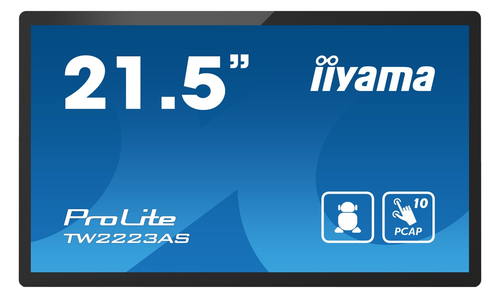 Iiyama 21.5 TW2223AS-B3P 16 Touch USBC Android - Flachbildschirm (TFT/LCD) - 54,6 cm