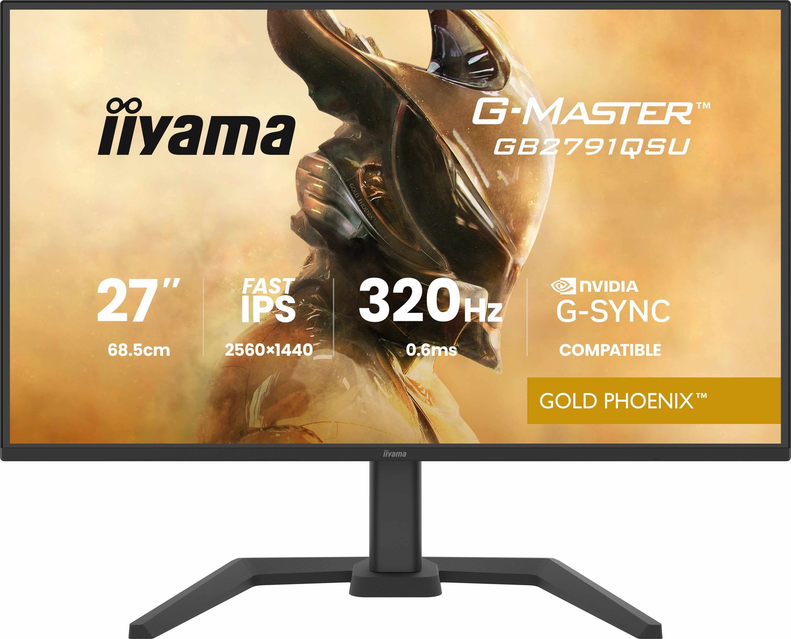Iiyama GB2791QSU-B1 27 QHD Fast IPS - Flachbildschirm (TFT/LCD) - 68,6 cm