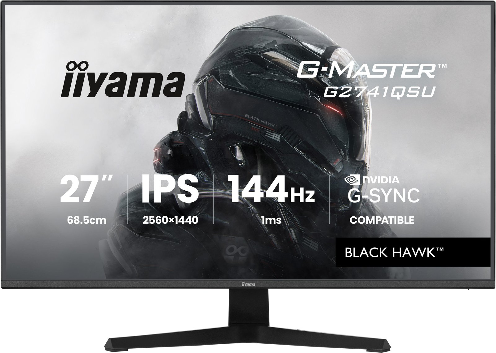 Iiyama G-Master G2741QSU-B1 QHD Ga - Flachbildschirm (TFT/LCD) - 27