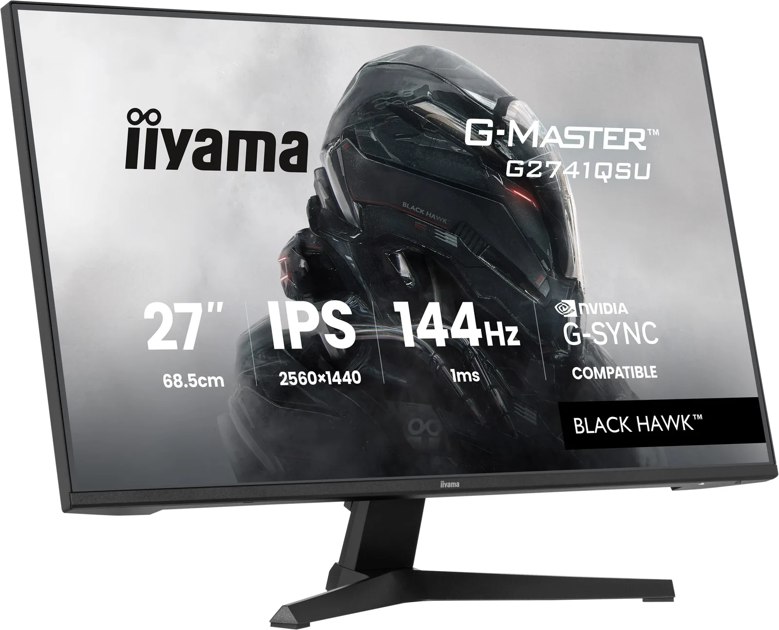Iiyama G-Master G2741QSU-B1 QHD Ga - Flachbildschirm (TFT/LCD) - 27, Ansicht 3