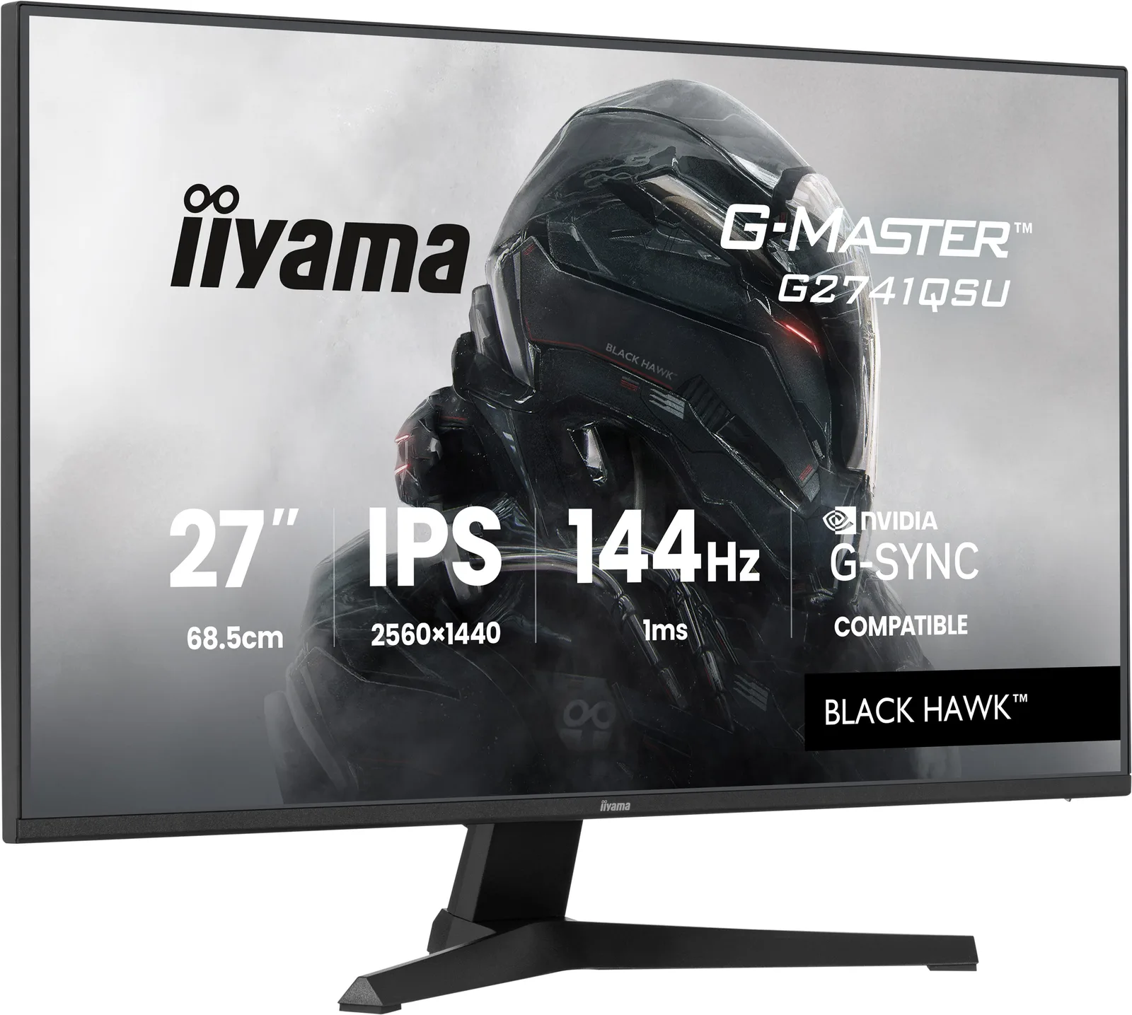 Iiyama G-Master G2741QSU-B1 QHD Ga - Flachbildschirm (TFT/LCD) - 27, Ansicht 4