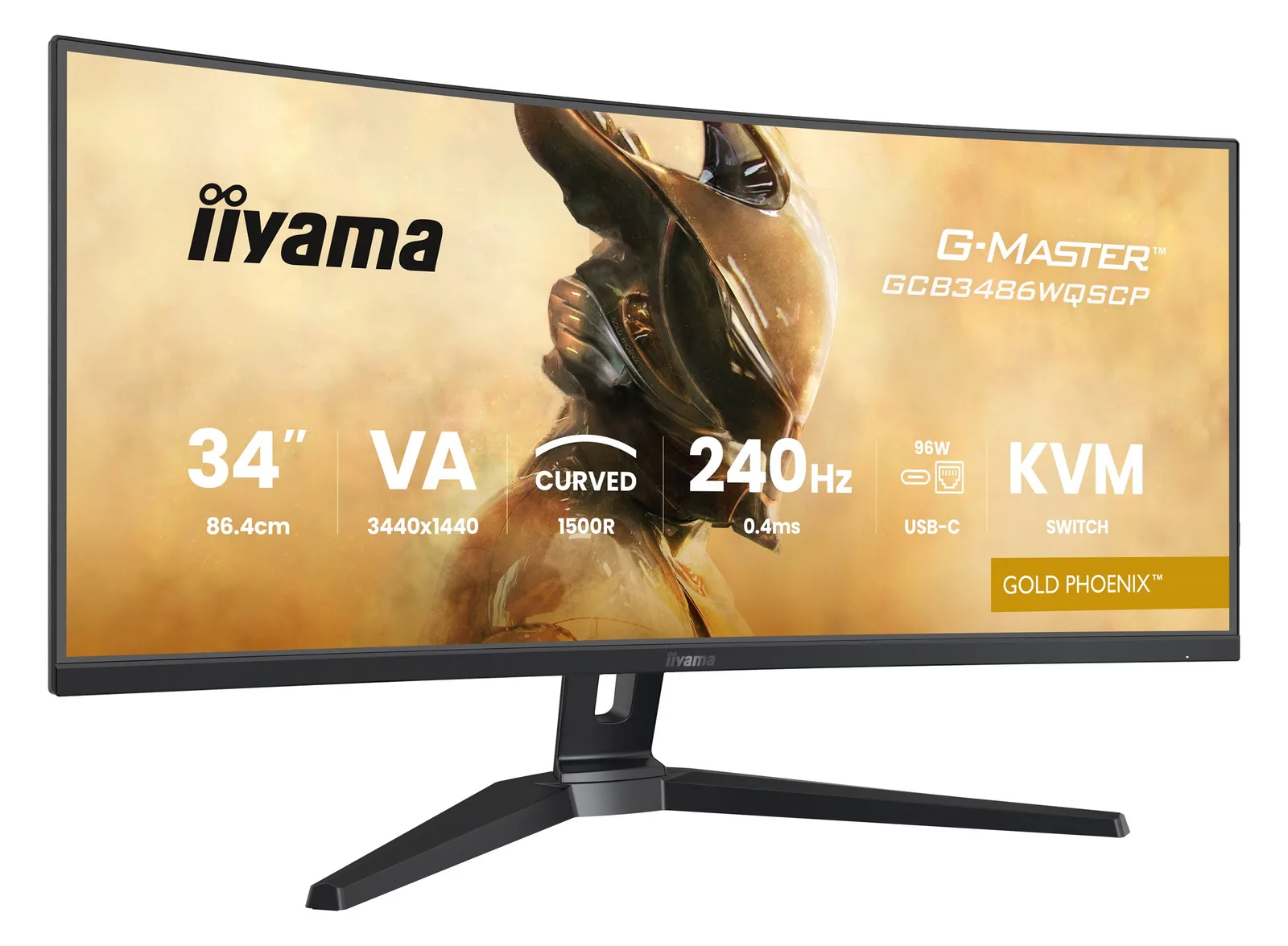 Iiyama G-MASTER Gold Phoenix GCB3486WQSCP-B1 - LED-Monitor - Gaming - gebogen - 86.4 cm (34), Ansicht 5