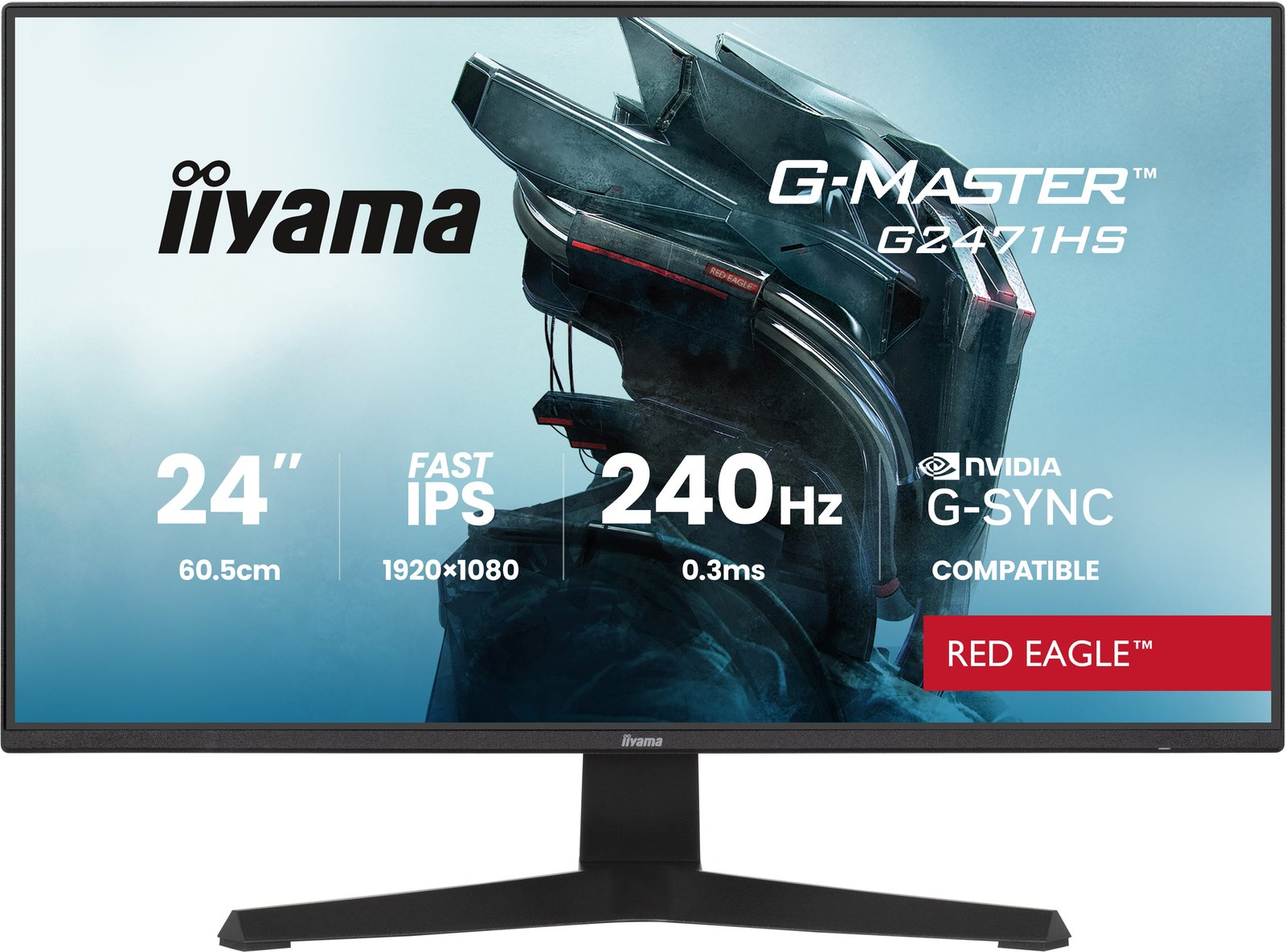 Iiyama G-MASTER Red Eagle G2471HS-B1 - LED-Monitor - Gaming - 61 cm (24)
