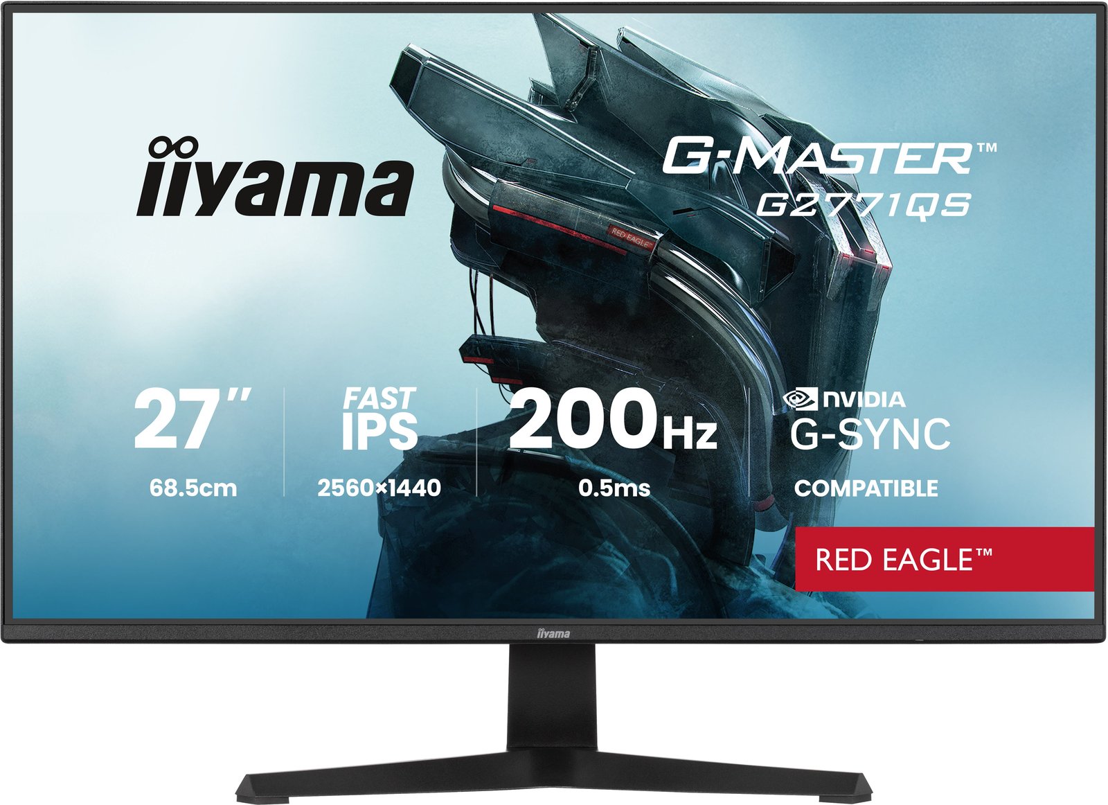 Iiyama G-MASTER Red Eagle G2771QS-B1 - LED-Monitor - Gaming - 69 cm (27)