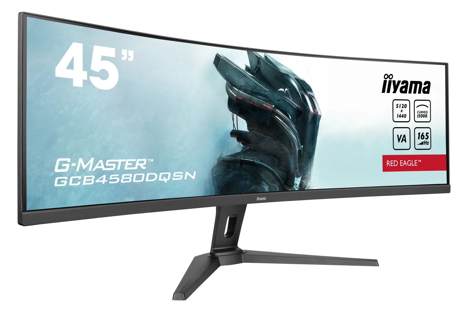 Iiyama G-MASTER Red Eagle GCB4580DQSN-B1 - LED-Monitor - Gaming - gebogen - 114.3 cm (45), Ansicht 4