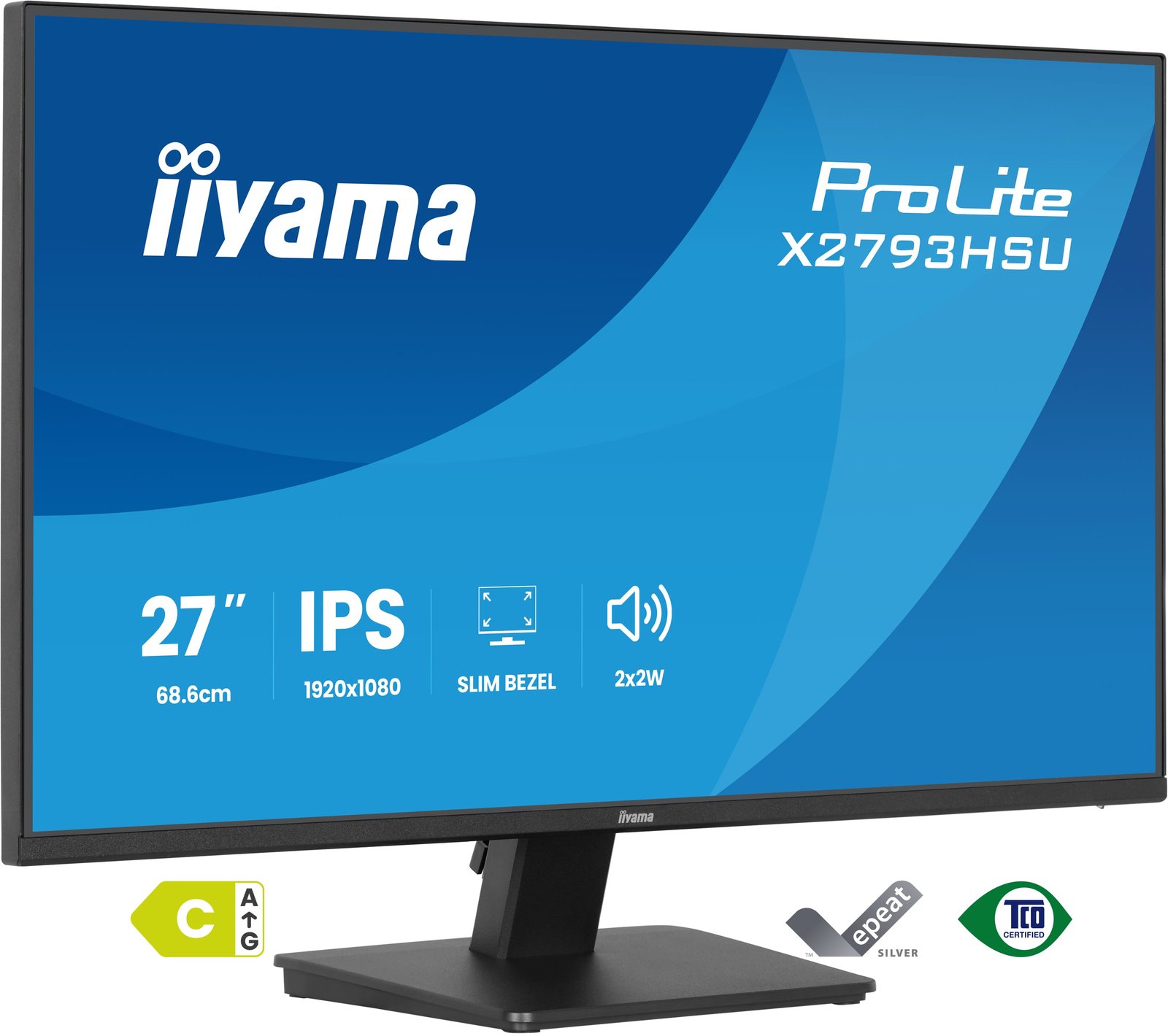 Iiyama TFT X2793HSU IPS 27''//DP/HDMI/2xUSB - Flachbildschirm (TFT/LCD) - 68,6 cm