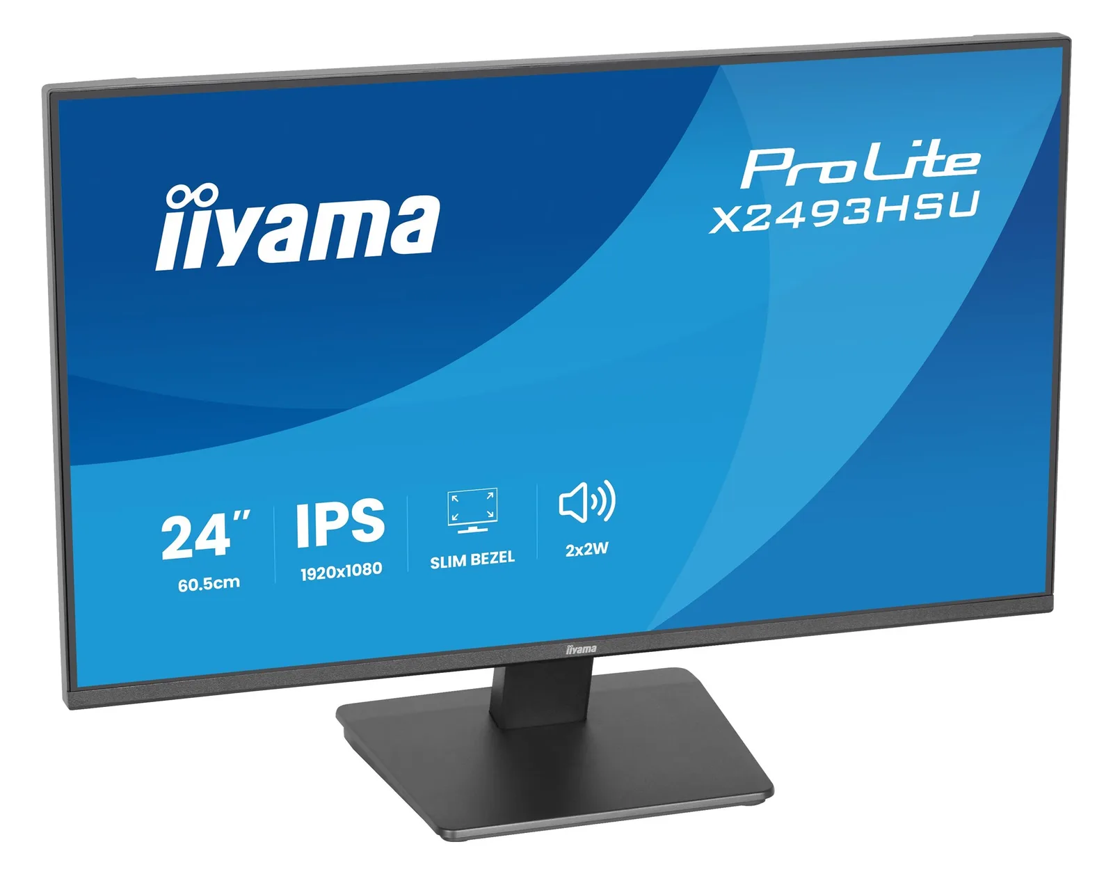 Iiyama X2493HSU-B1 24 FHD IPS Black - Flachbildschirm (TFT/LCD) - 61 cm, Ansicht 3