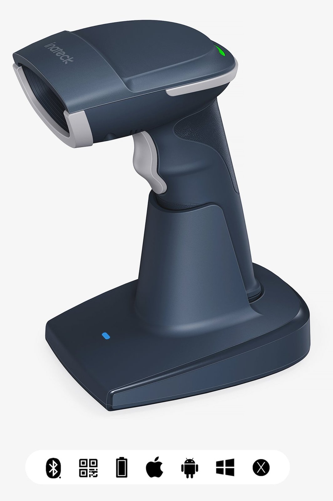 Inateck Barcodescanner 54 blue[BCST-54_blue] - Barcode-Scanner