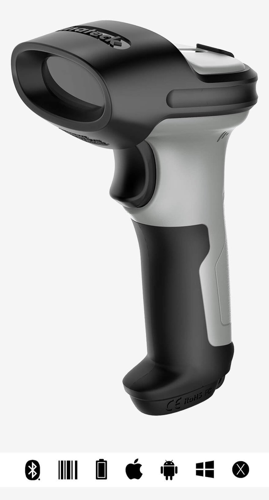 Inateck Barcodescanner 70 gray[BCST-70_gray] - Barcode-Scanner