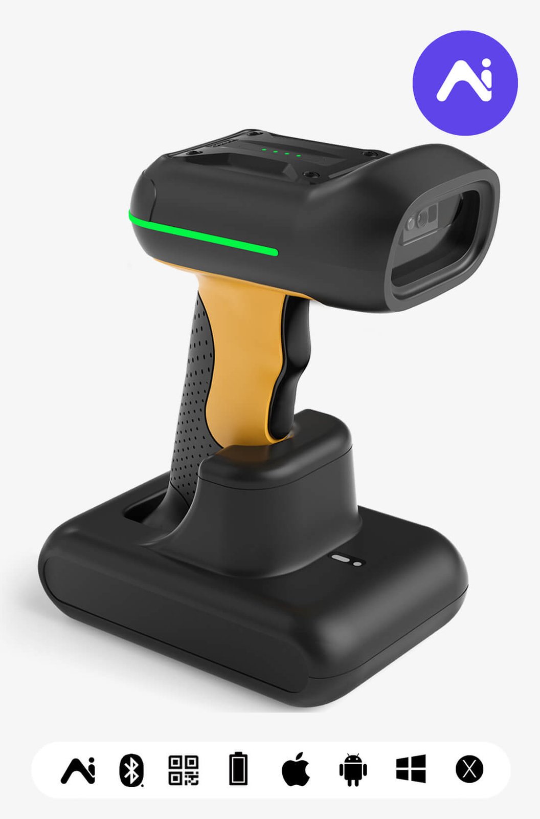 Inateck Barcodescanner 75S black[BCST-75S_black] - Barcode-Scanner