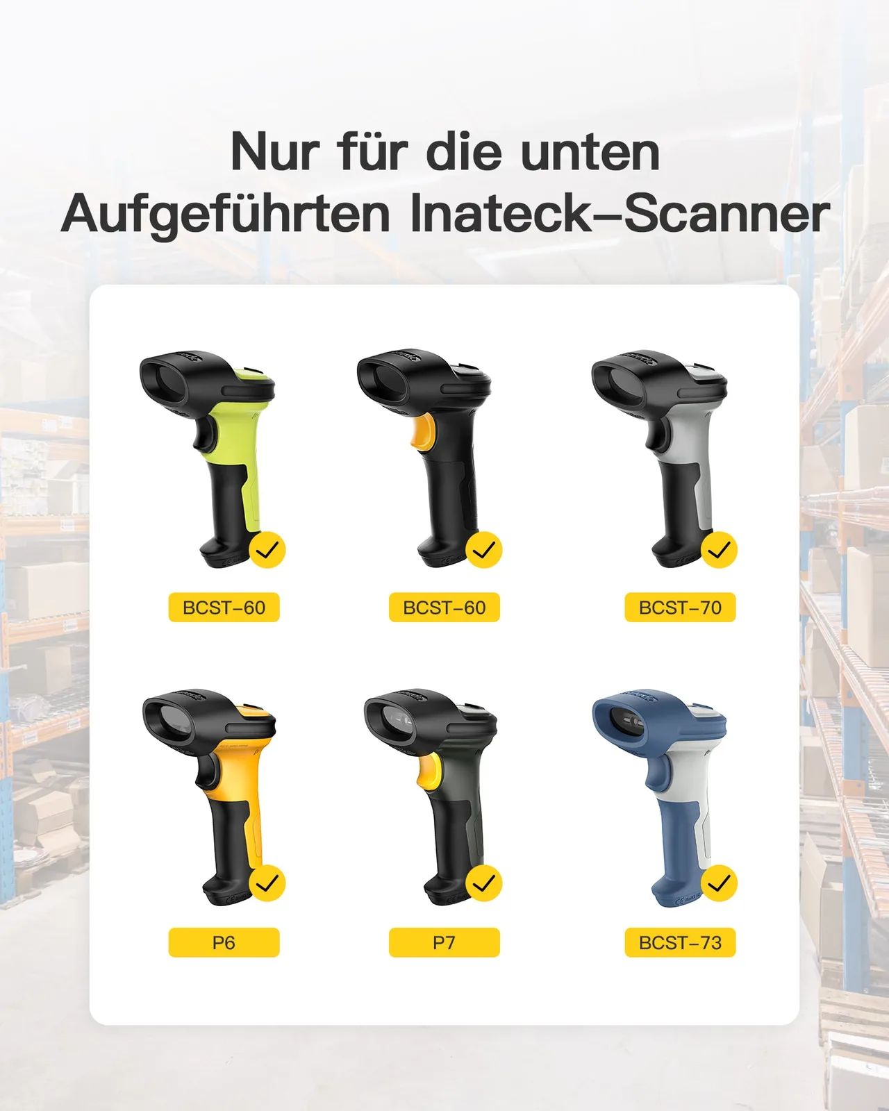 Inateck Barcodescanner BS04001 2-1 Base[BS04001_black], Ansicht 2