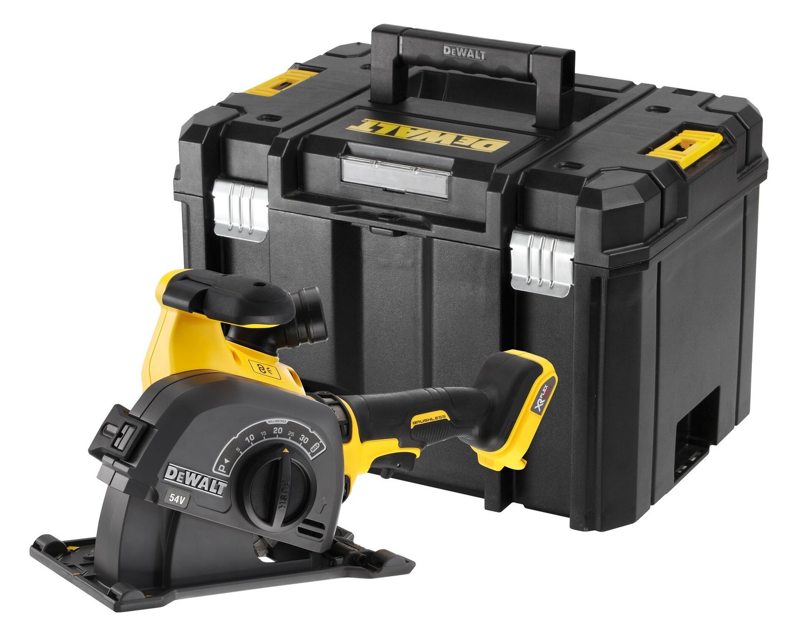 DeWalt DCG200NT 54V XR FlexVolt Akku-Mauernutfräse solo inkl. Koffer
