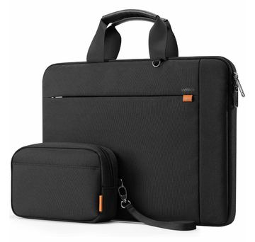 Inateck Laptoptasche 15-15.6 Spritzwassergeschüzt schwarz - Tasche von LumaTech