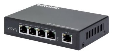 Intellinet 4-Port Gigabit Ultra PoE Extender, Adds up to 100 m (328 ft.) von LumaTech