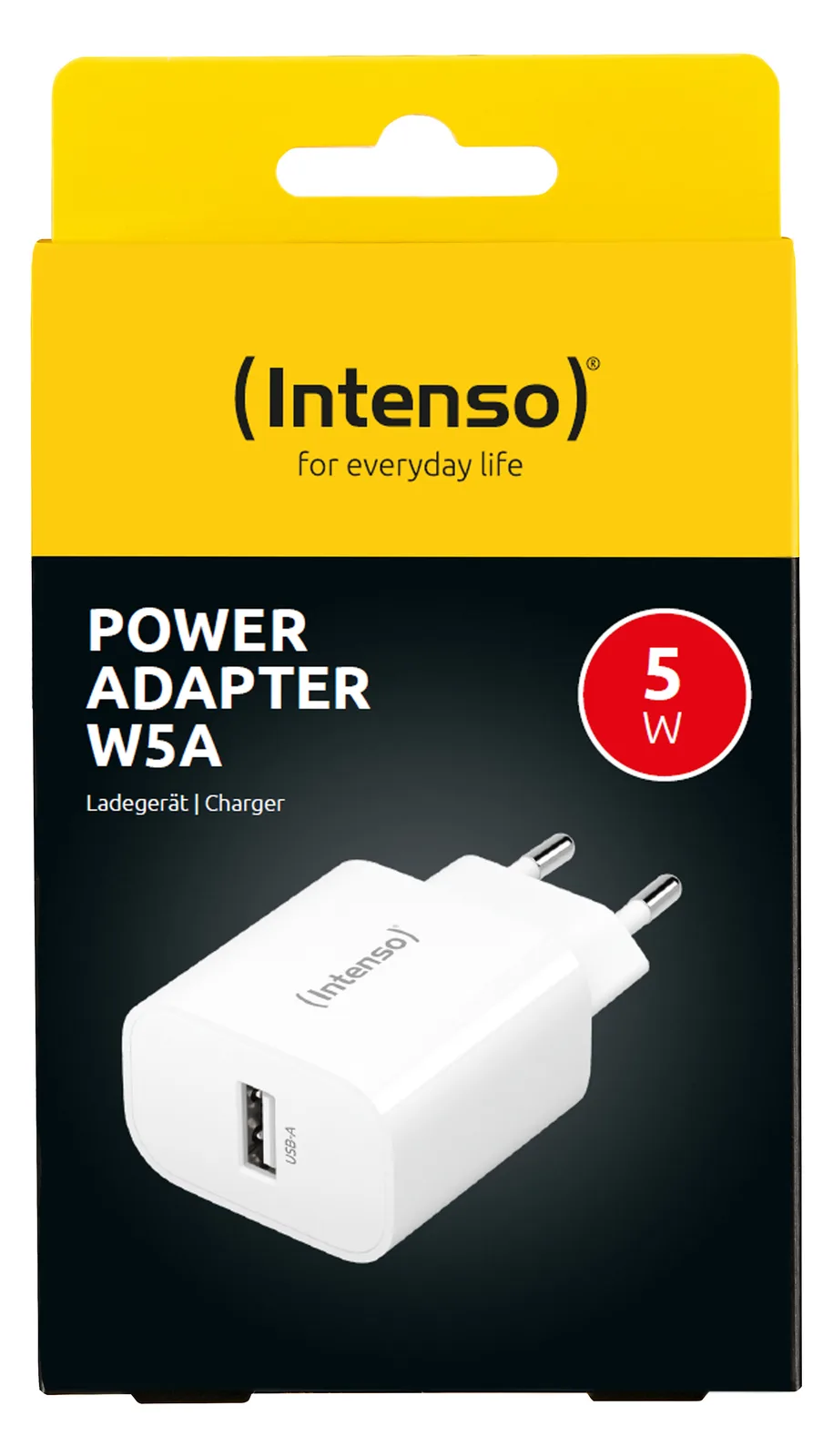 Intenso 1x USB-A Adapter weiß, Ansicht 3