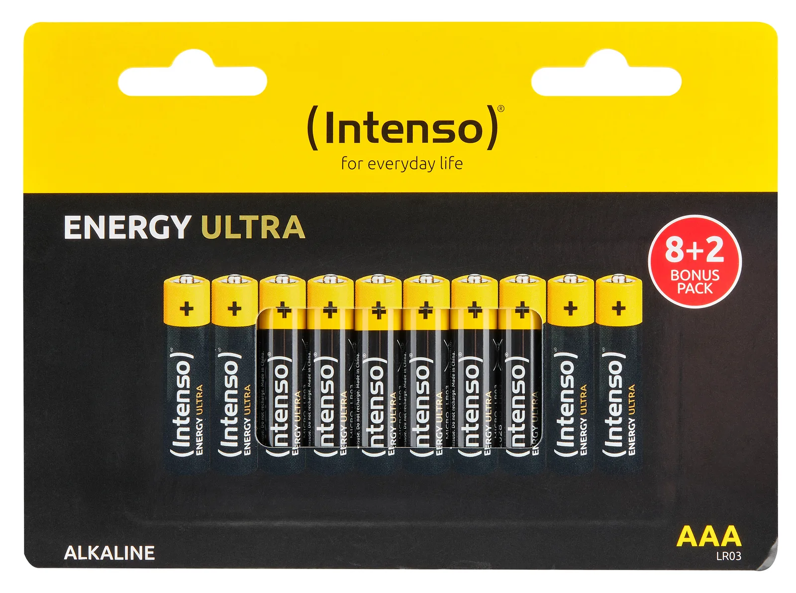 Intenso Energy Ultra Bonus Pack - Batterie 10 x AAA / LR03, Ansicht 3