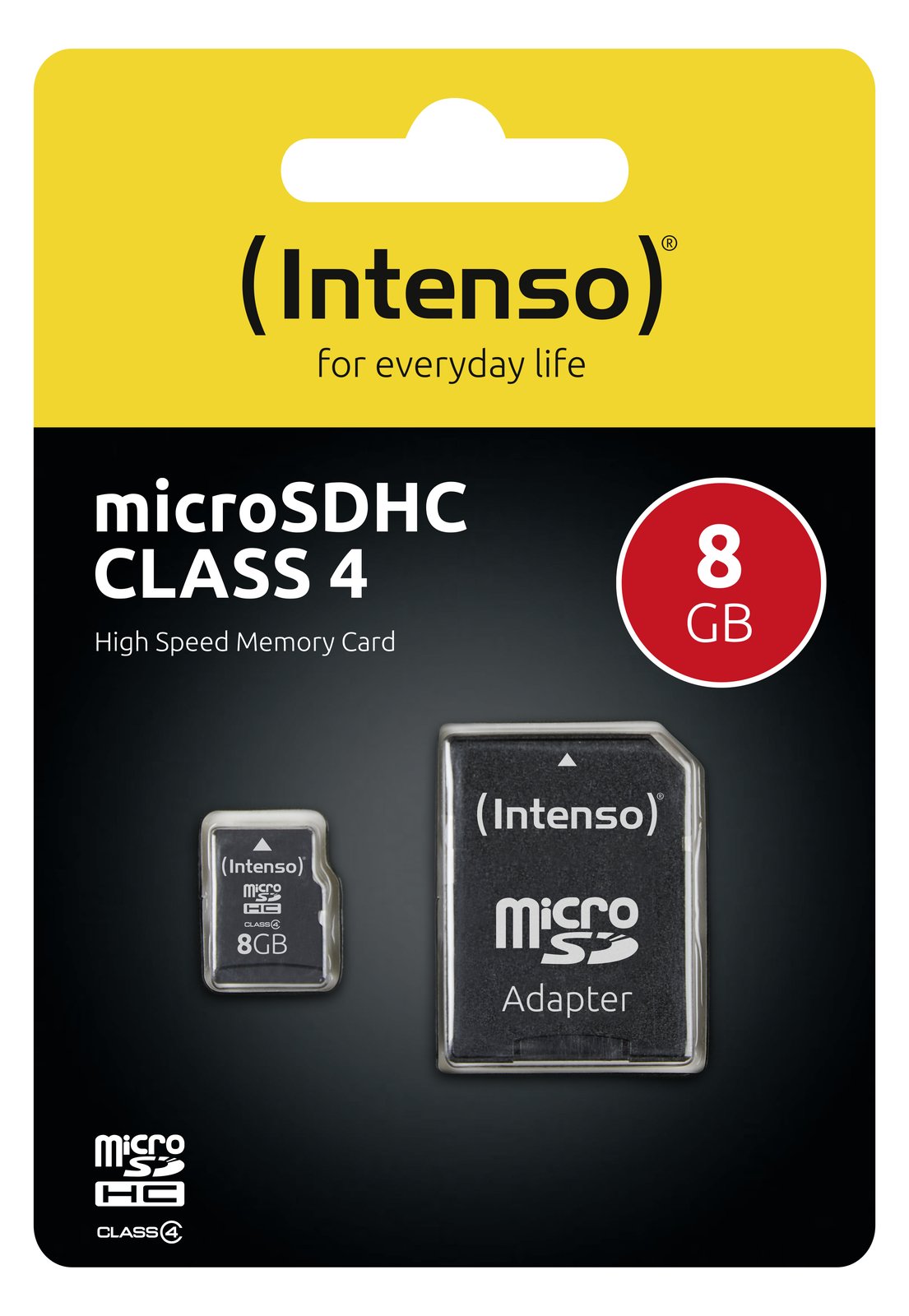 Intenso Flash-Speicherkarte - 8 GB - SDHC