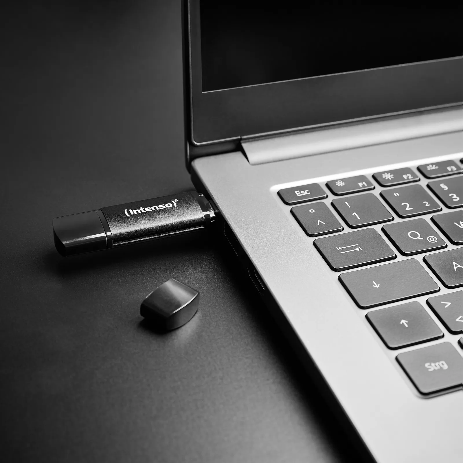 Intenso USB 3.2 Stick Flex Line schwarz - 64 GB, Ansicht 3