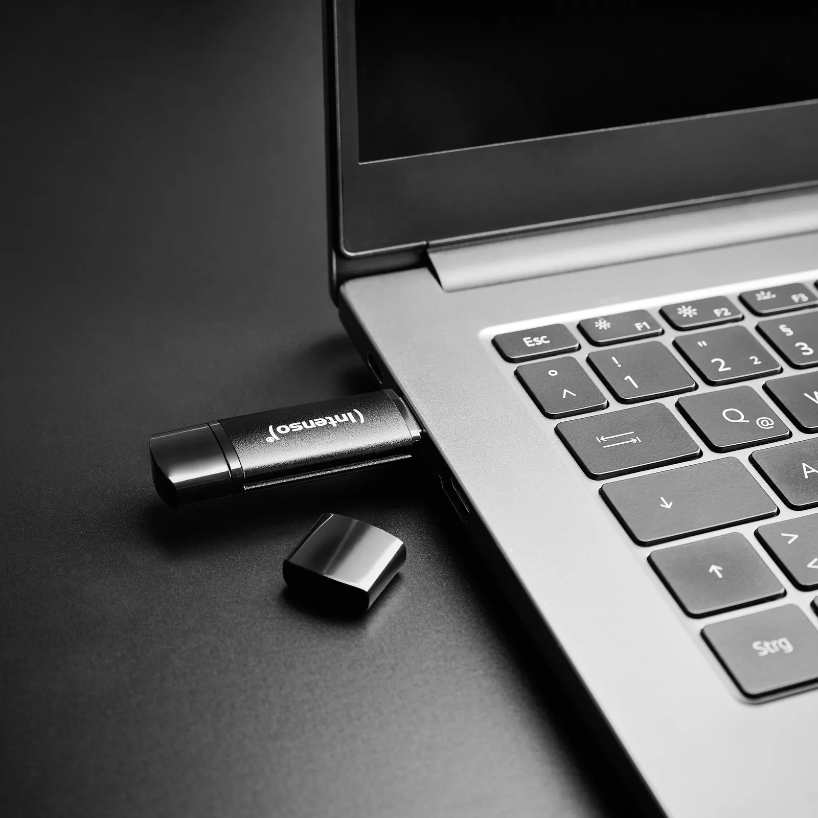 Intenso USB 3.2 Stick Flex Line schwarz - 64 GB, Ansicht 4
