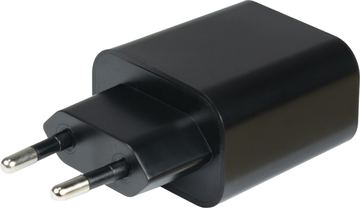Inter-Tech PD-Charger USB C,PSU PD-2120, PD+QC 20W schwarz von LumaTech