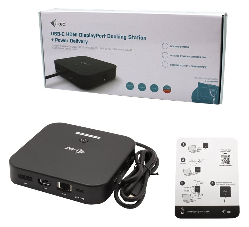 i-tec Dockingstation - USB-C 3.1 / Thunderbolt 3