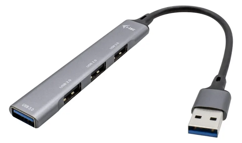 i-tec USB 3.0 Metal HUB - Hub - 1 x SuperSpeed USB 3.0 + 3 x USB 2.0, Ansicht 5