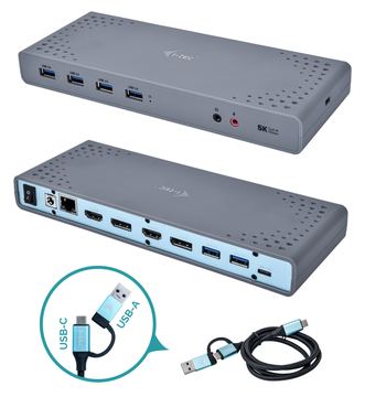i-tec USB-C / USB-A 3.0 4K Dual Video Docking Station von LumaTech