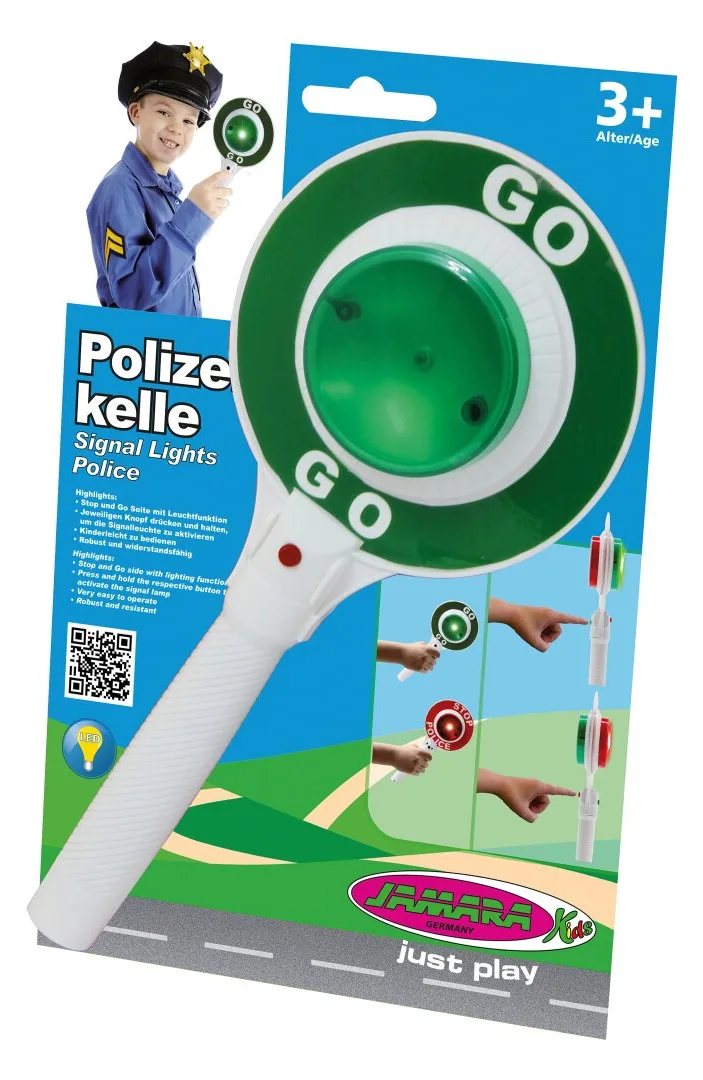 JAMARA Polizeikelle mit Licht rot oder grün 3+, Ansicht 3