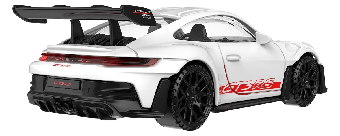 JAMARA Porsche 911 GT3 RS 1:43 weiß 3+ (402239), Ansicht 4