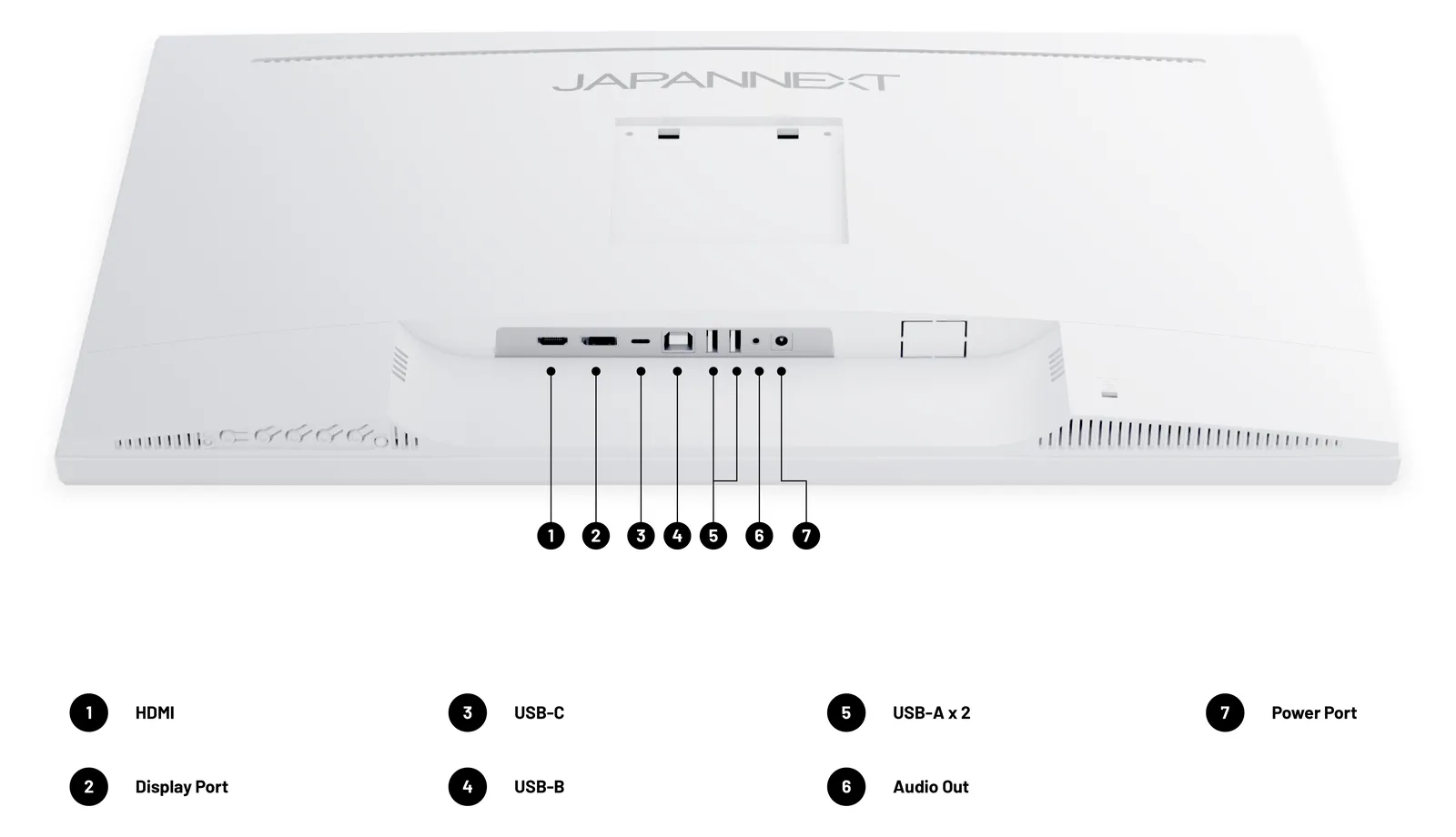 JAPANNEXT JN-IPS270UHD60F-C65W-HSP-W HDMI/DP UHD - Flachbildschirm (TFT/LCD) - 27, Ansicht 3