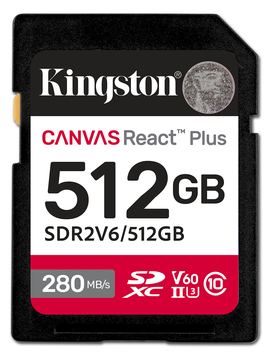 Kingston 512GB Canvas React Plus SDXC - Extended Capacity SD (SDXC) von LumaTech