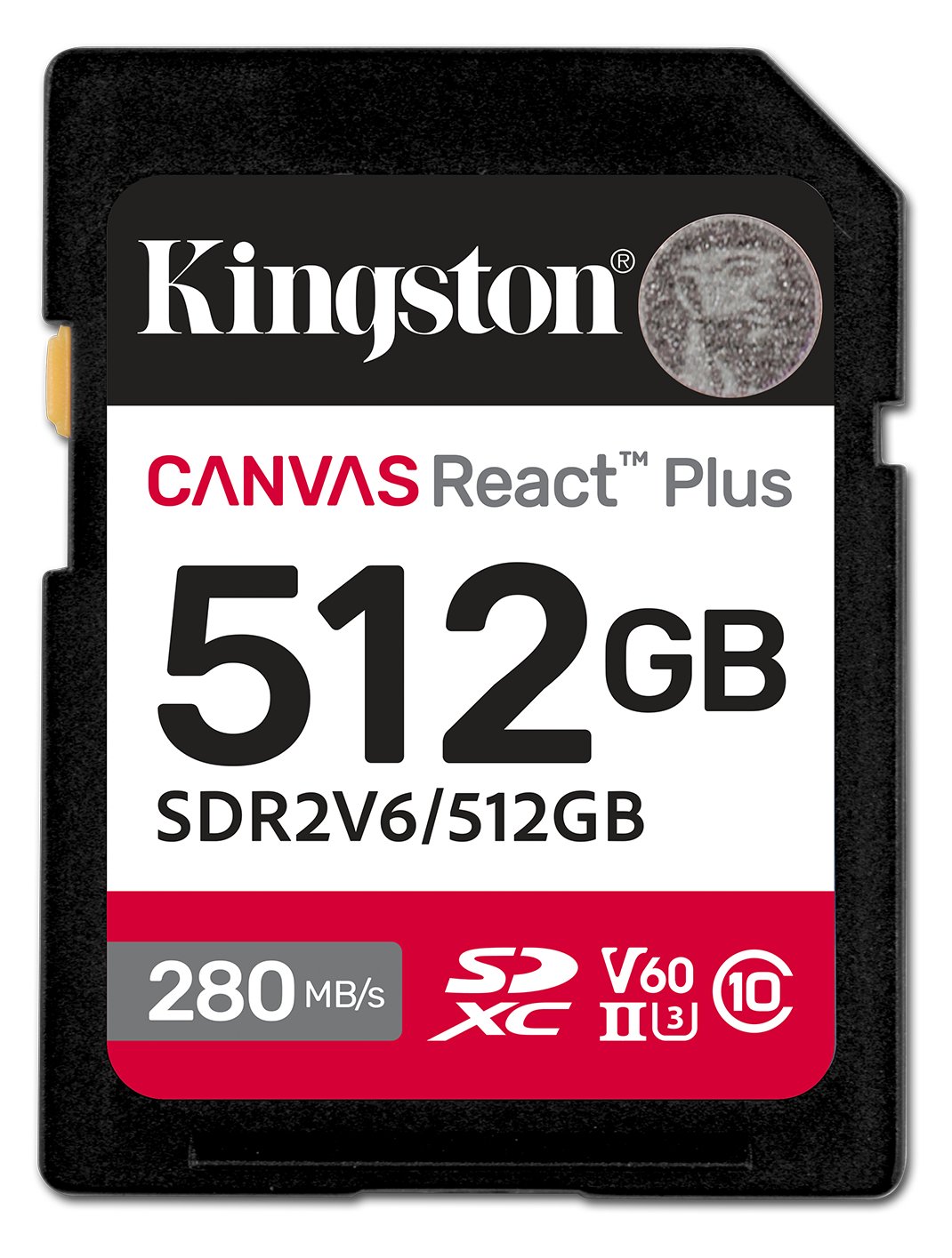 Kingston 512GB Canvas React Plus SDXC - Extended Capacity SD (SDXC)