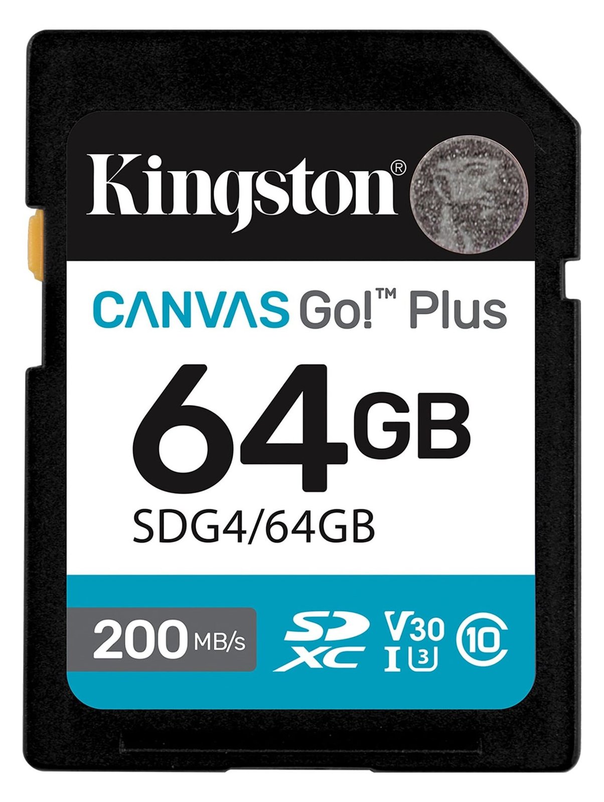 Kingston 64GB SDXC Canvas Go Plus Gen4 200MB/s C10 UHS-I U3 V30 - Secure Digital (SD) von LumaTech